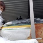 S14シルビアDIY フロントフェンダーのFRP貼り付け作業は私が担当☆楽し過ぎた